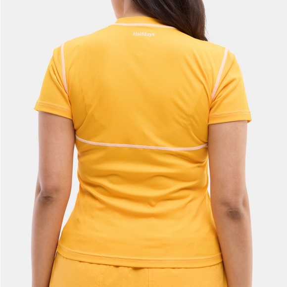 NWT Halfdays Women's Mollie Performance Short Sleeve T-Shirt. Size XL. - Picture 5 of 9